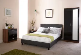 135Cm Bed In A Box Black