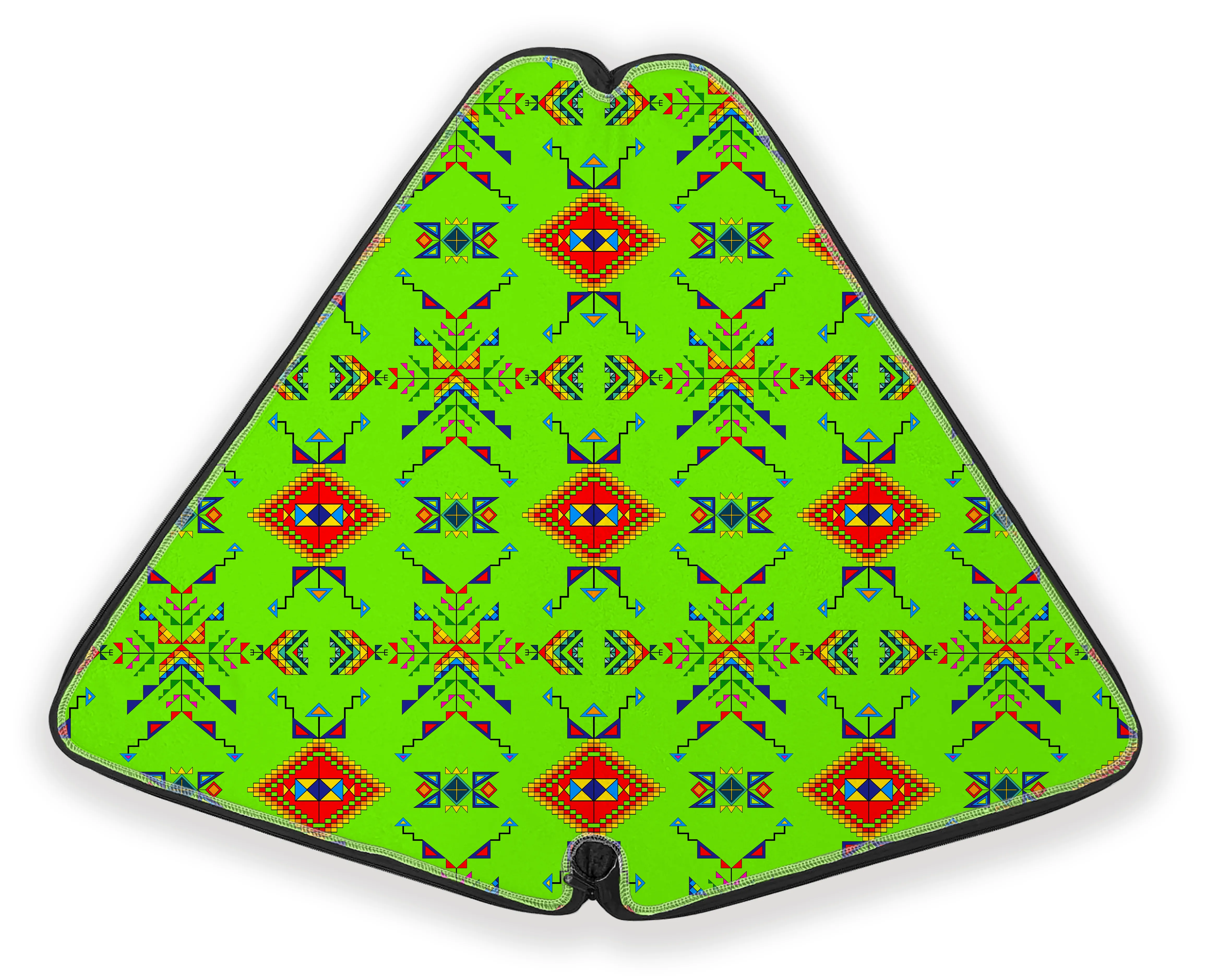 27 Inch Fan Case - Buffalo Jump Neon Green
