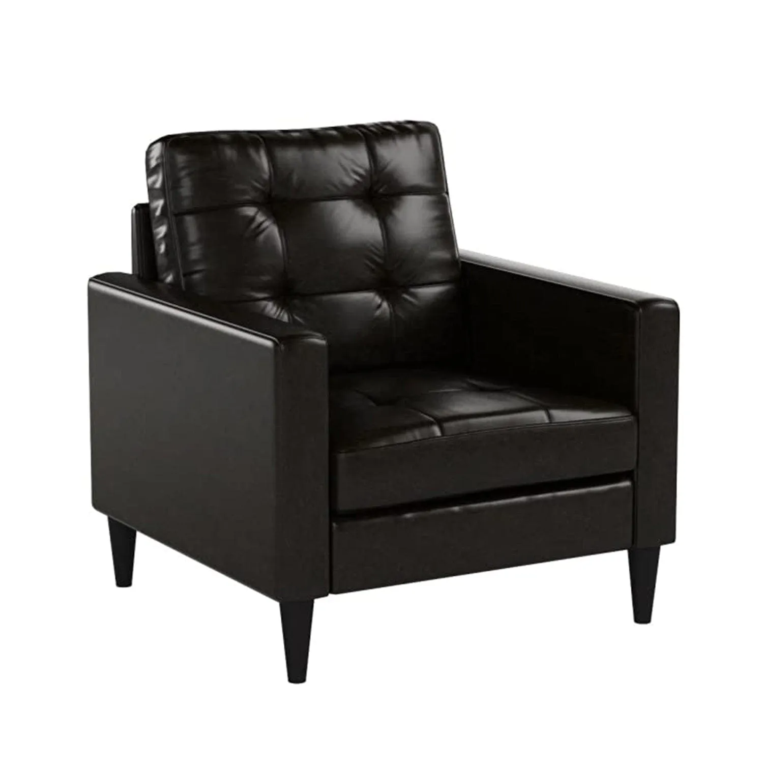 30" X 30" X 33" Espresso Accent Chair
