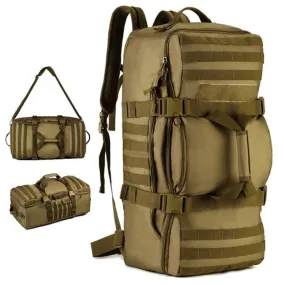 60L Molle Multifunctional Man Duffle Backpack