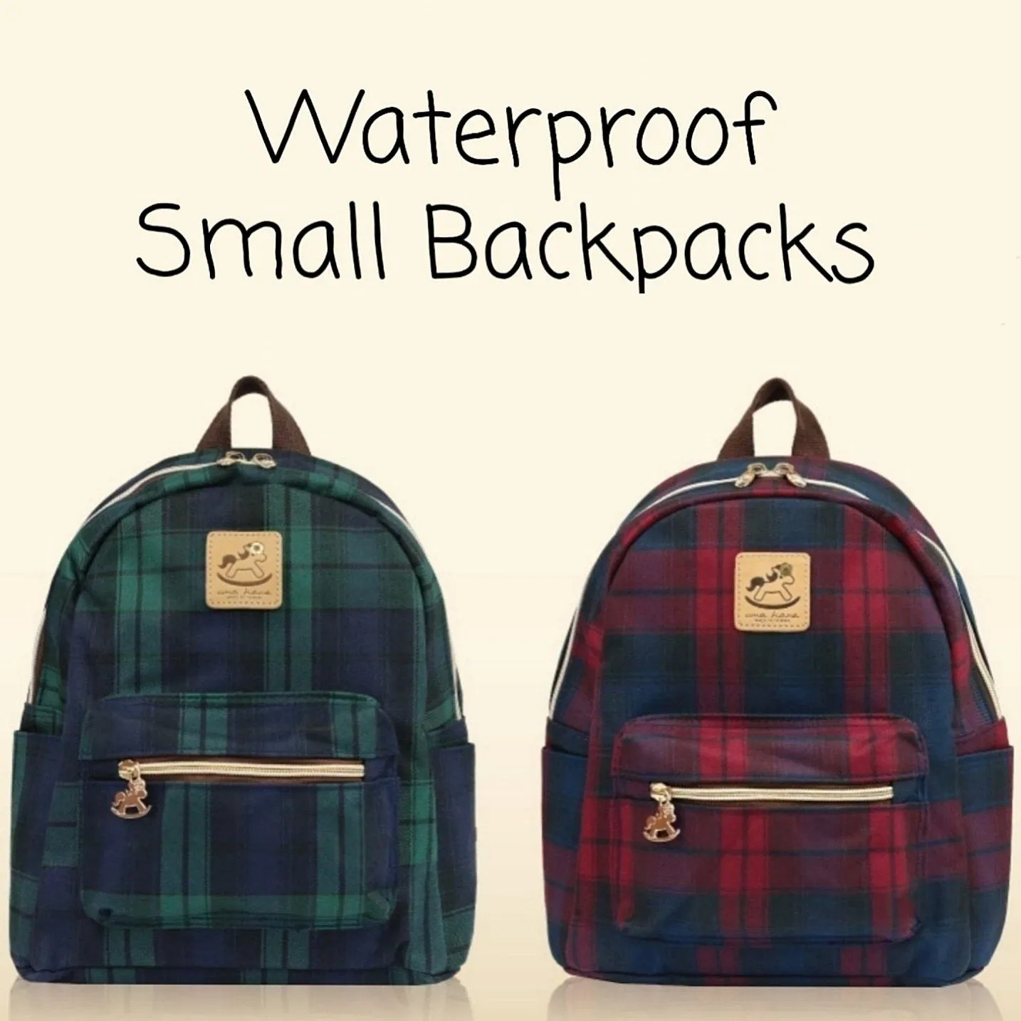Black Corgi Puppy Small Backpack