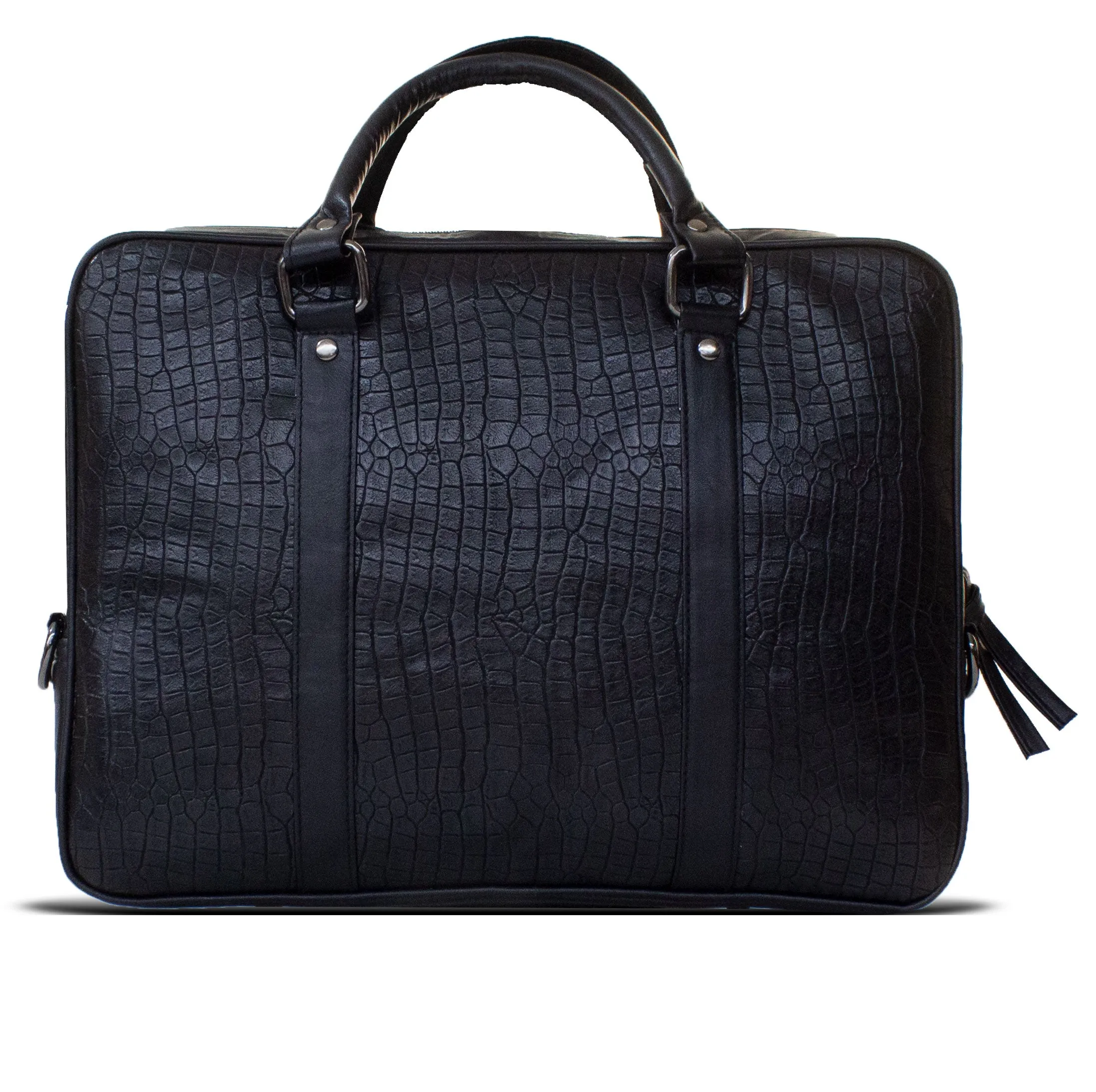 Black Vegan Leather Bag