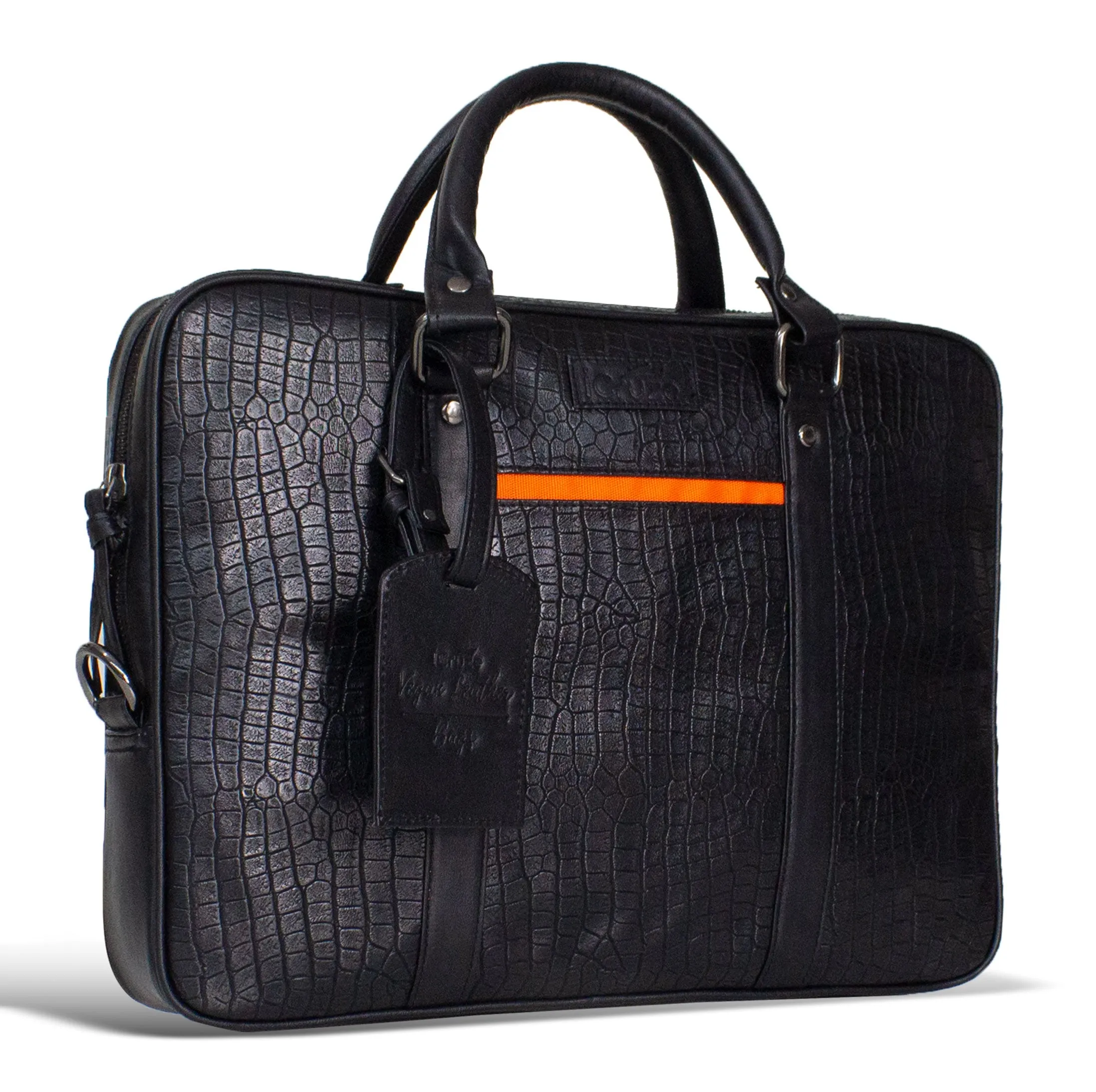 Black Vegan Leather Bag