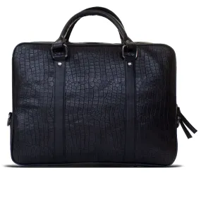 Black Vegan Leather Bag