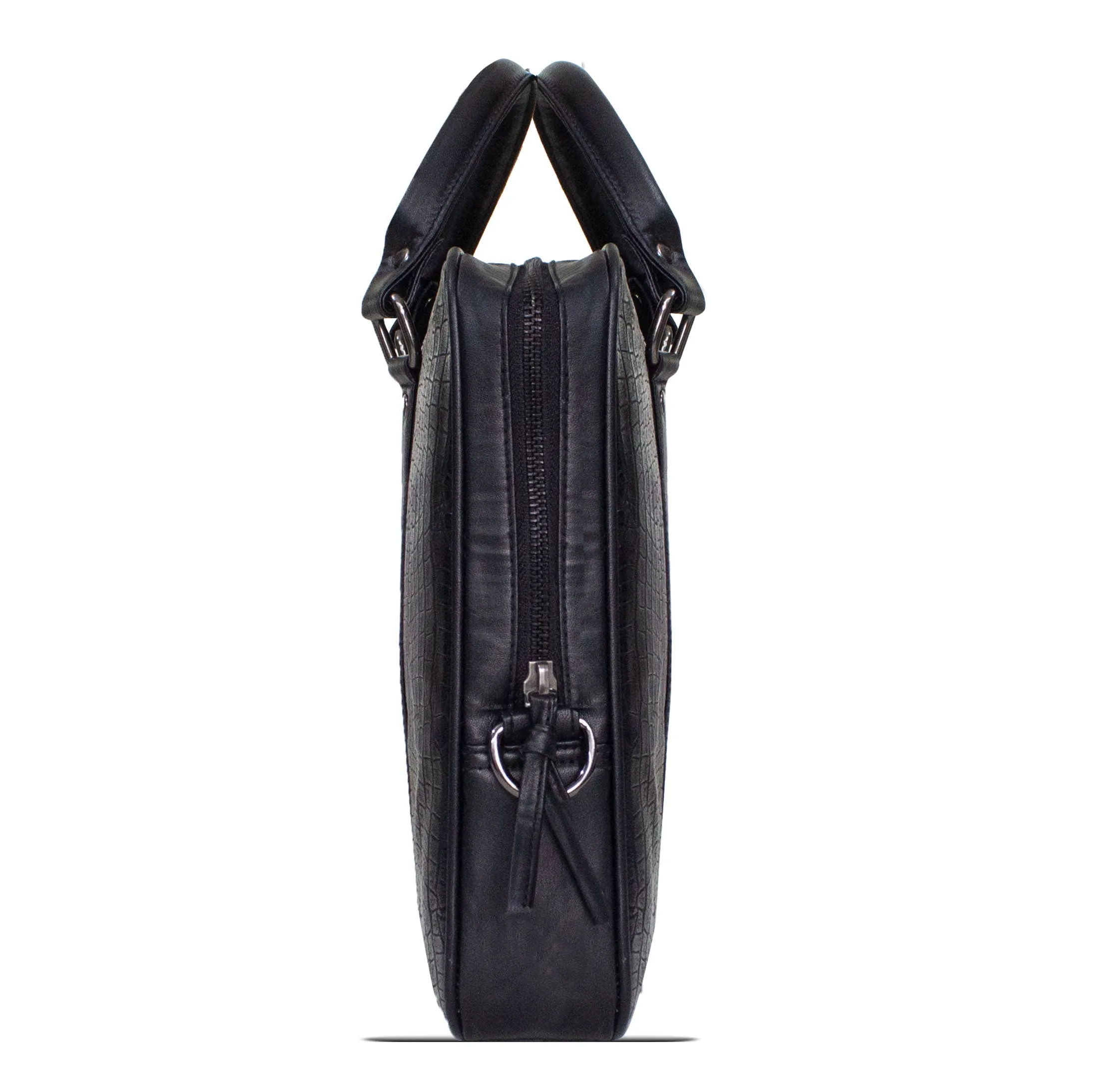 Black Vegan Leather Bag