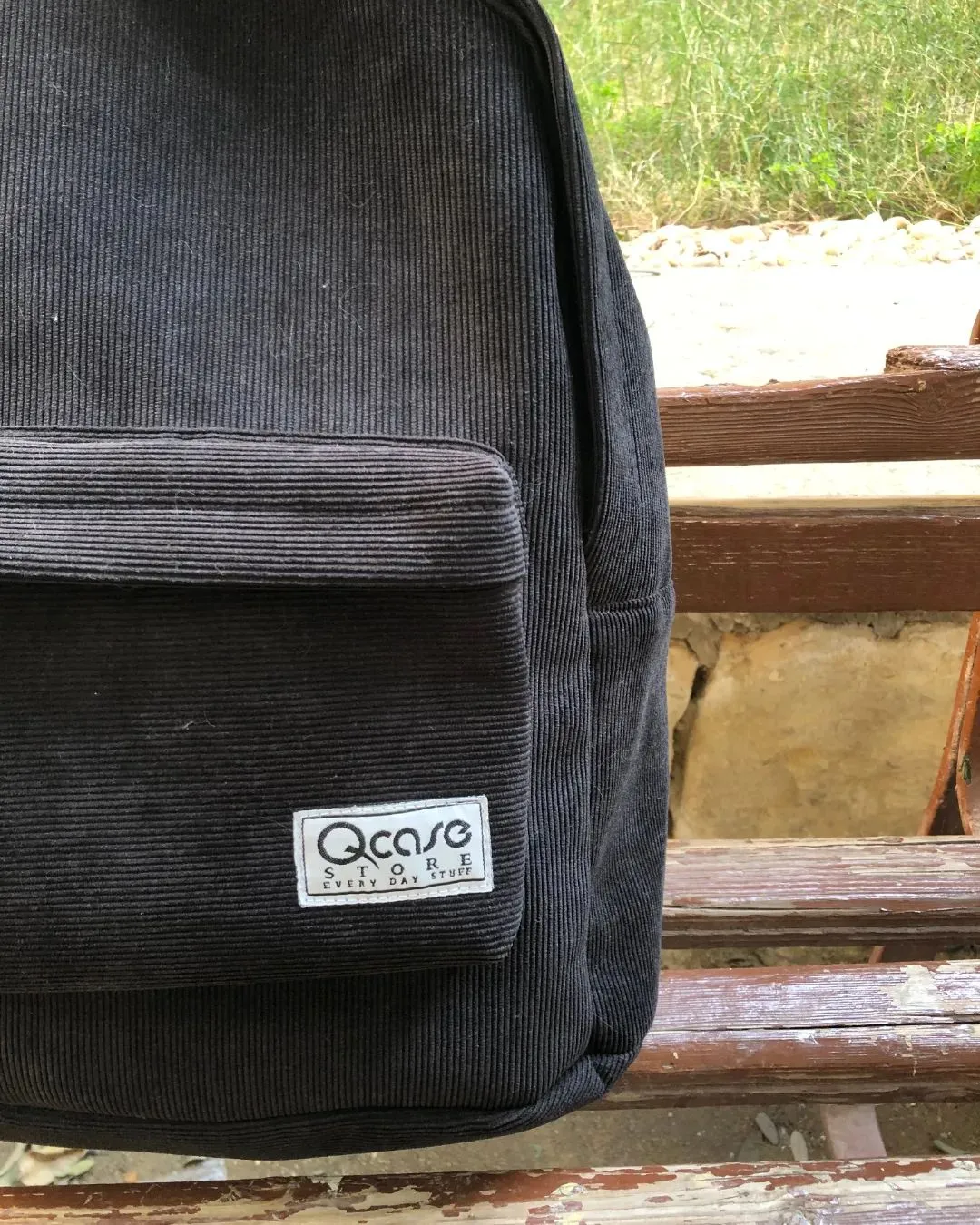 Black Velvet Backpack
