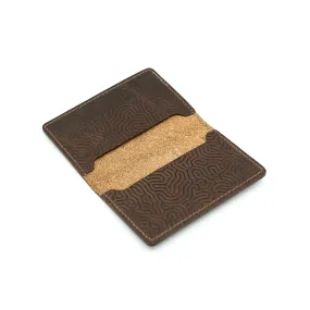 Business Card Holder  - "Coral" Mahogany