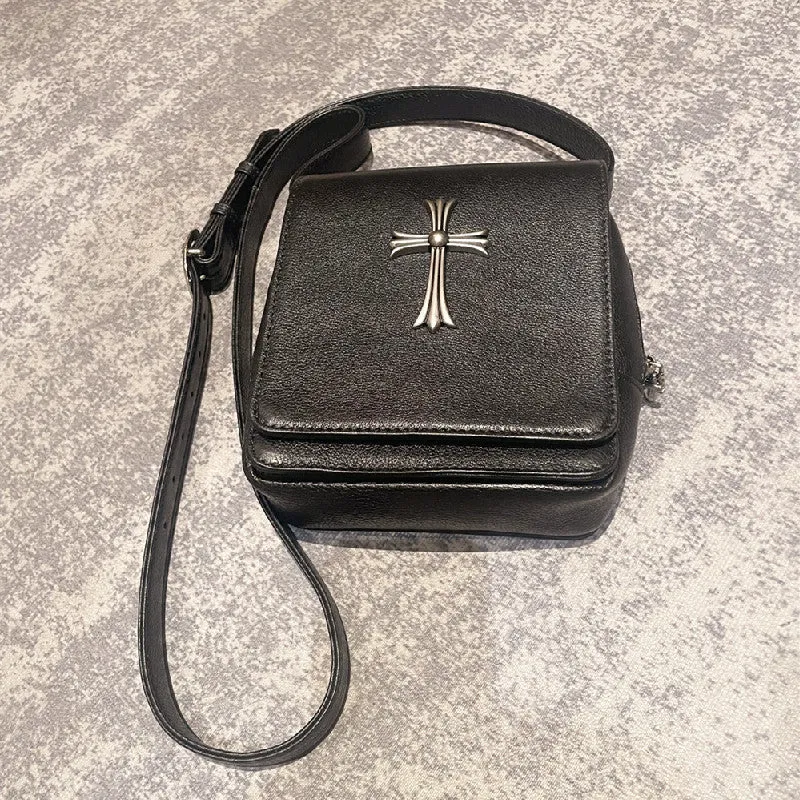 Chh Chrome Heart Leather Bag Sword Cross