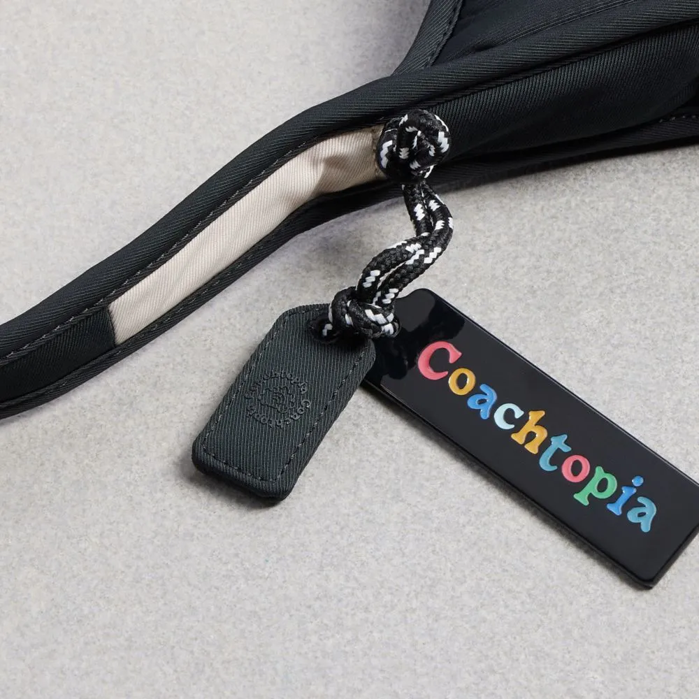 Coachtopia Loop Ergo Bag In Recycled Polyester With Checkerboard Quilting