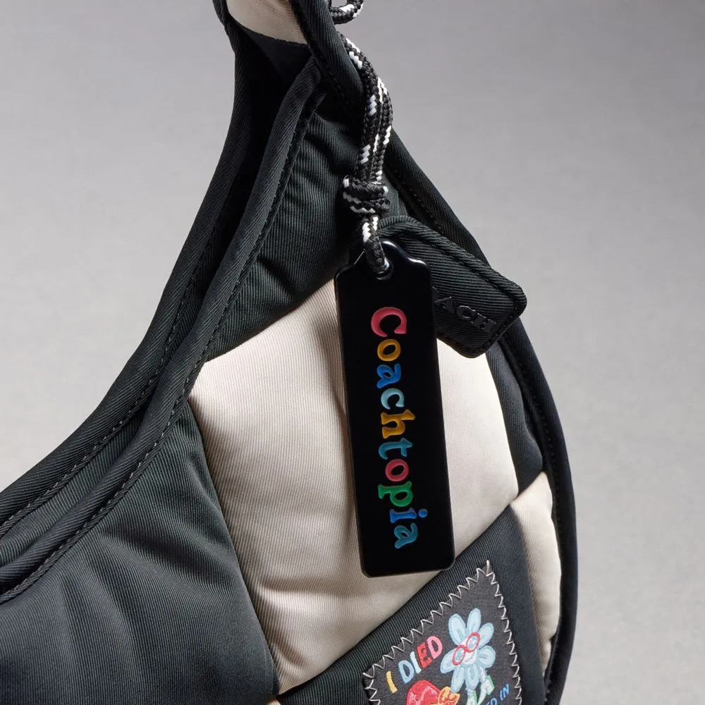 Coachtopia Loop Ergo Bag In Recycled Polyester With Checkerboard Quilting