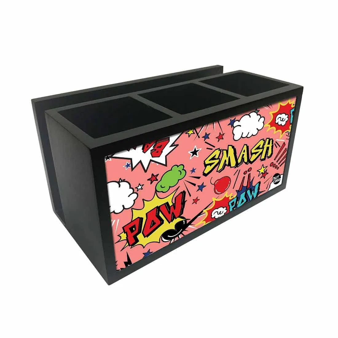 Cutlery Tissue Holder Napkin Stand -  Comic Pop Art Pin