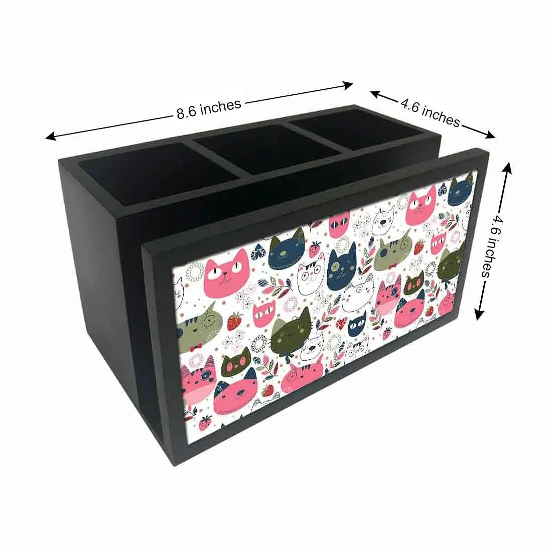 Cutlery Tissue Holder Napkin Stand -  Cute Cat Face