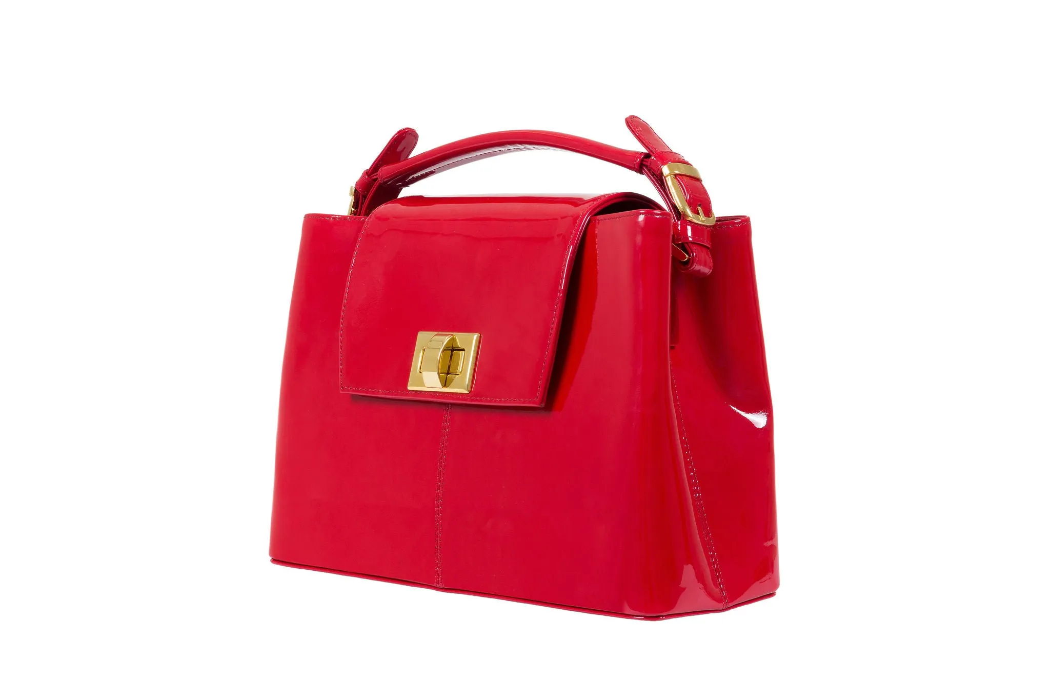 DEANNA T - Patent Leather, Red
