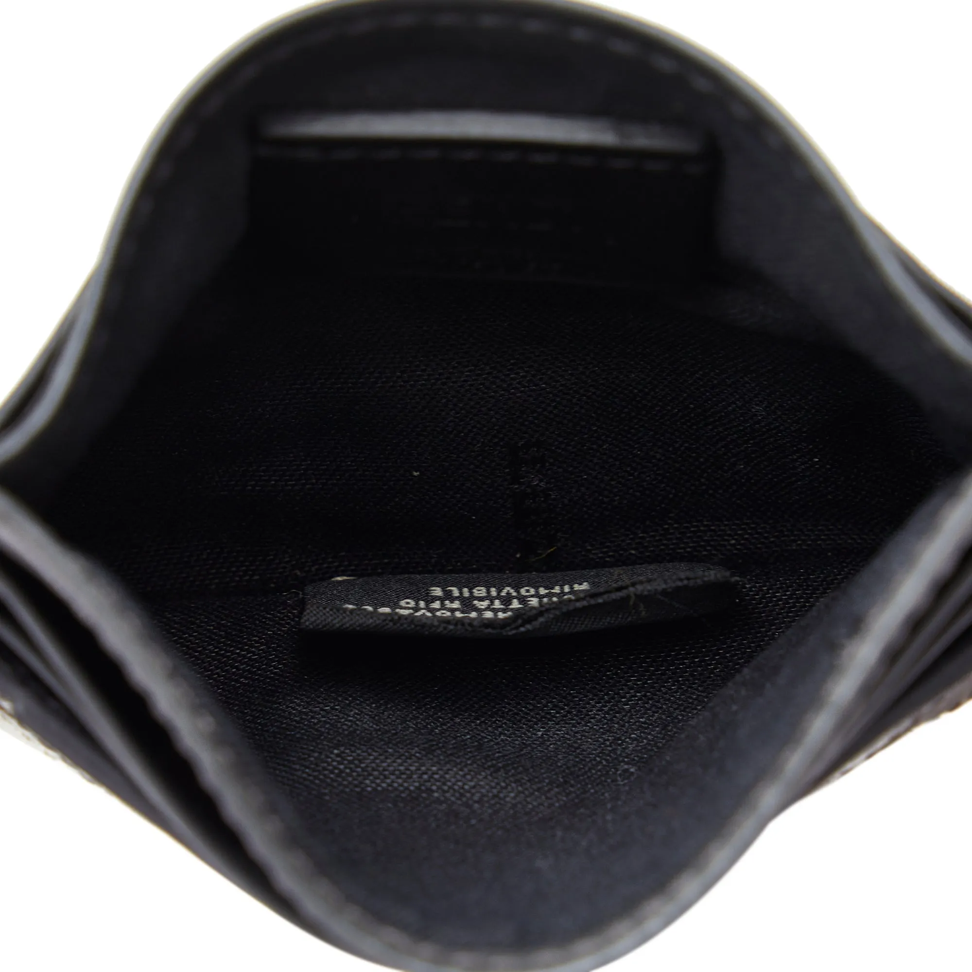 FENDI Monster Leather Card Holder