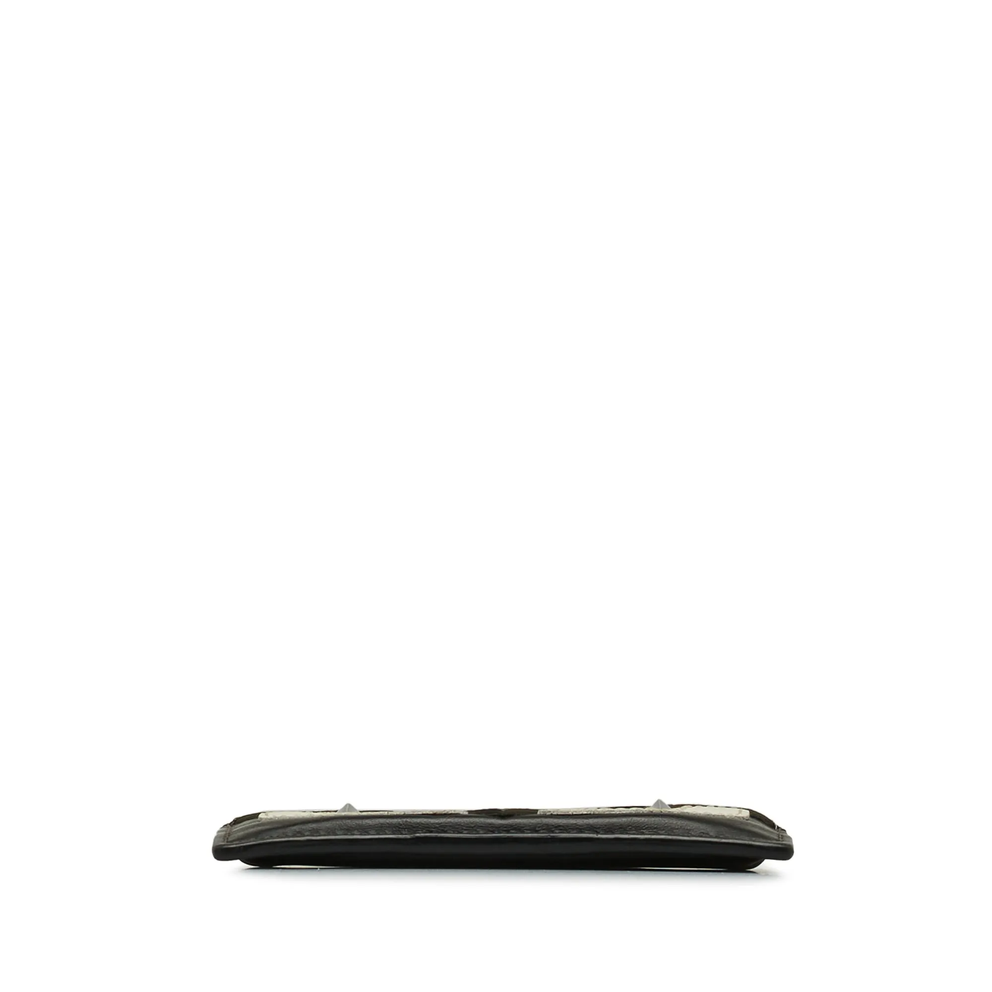 FENDI Monster Leather Card Holder
