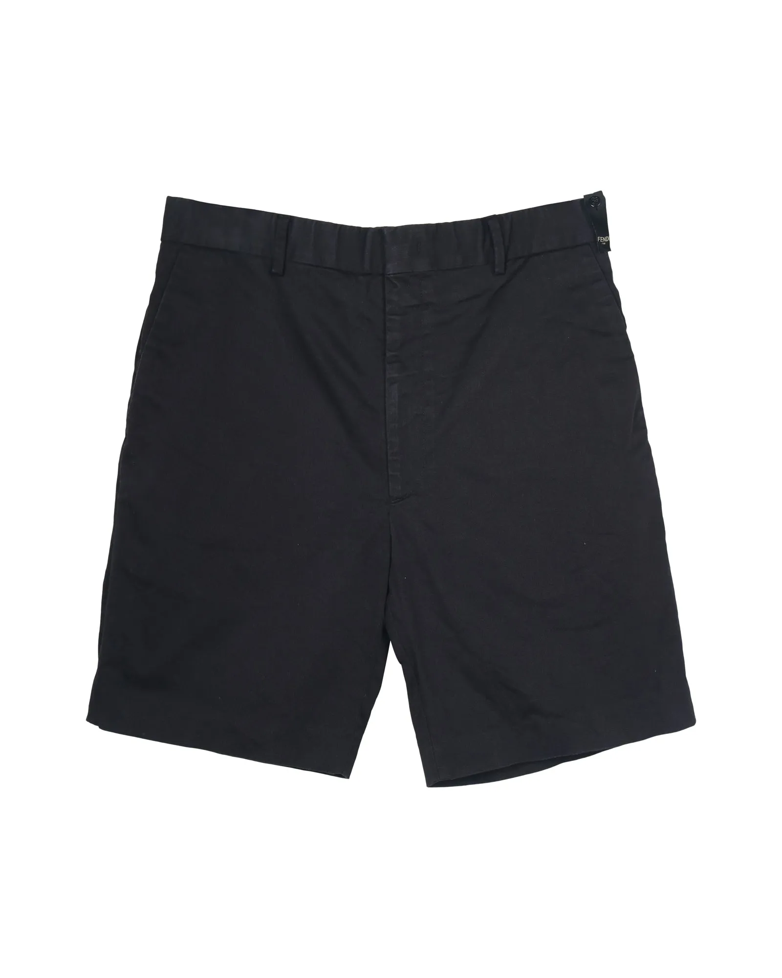 Fendi Short Pants in Black Cotton
