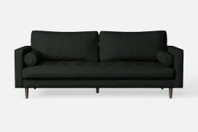 Gela 2 Seater Sofa Green Leather