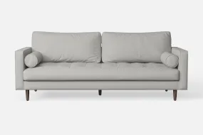 Gela 2 Seater Sofa White Leather