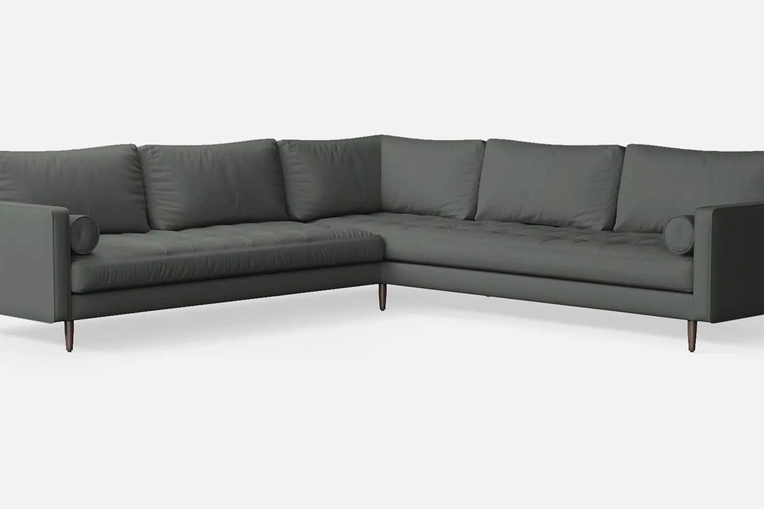 Gela 5 Seater Corner Sofa Lush Leather