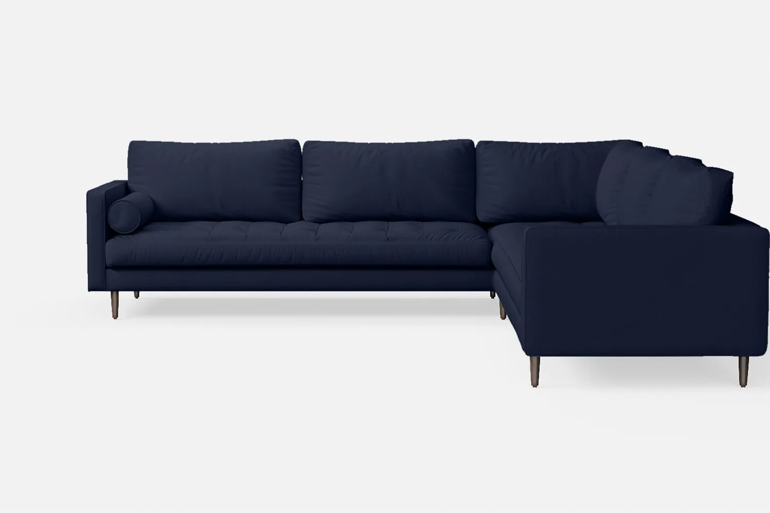 Gela 5 Seater Corner Sofa Spruce Leather