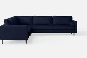 Gela 5 Seater Corner Sofa Spruce Leather