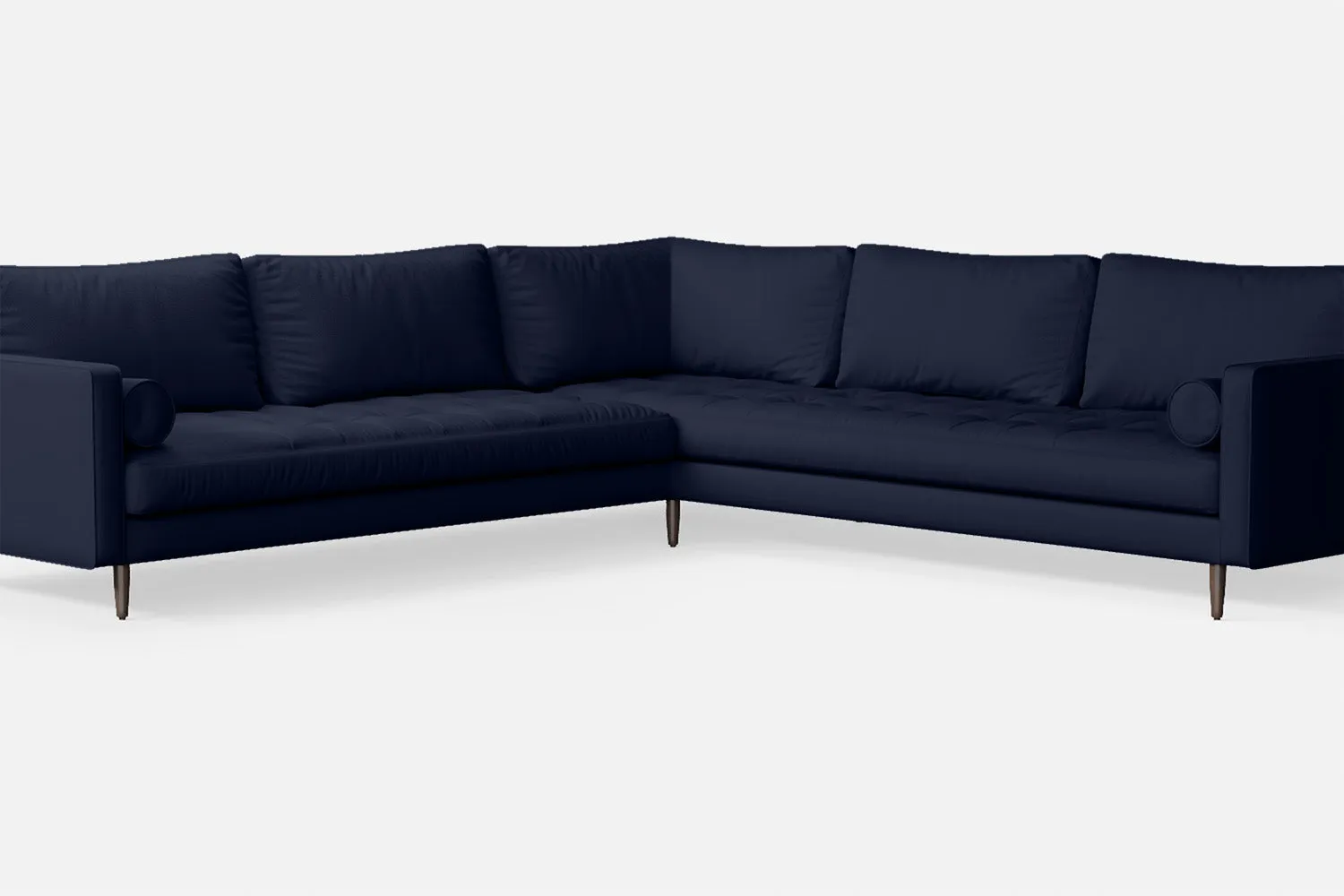 Gela 5 Seater Corner Sofa Spruce Leather
