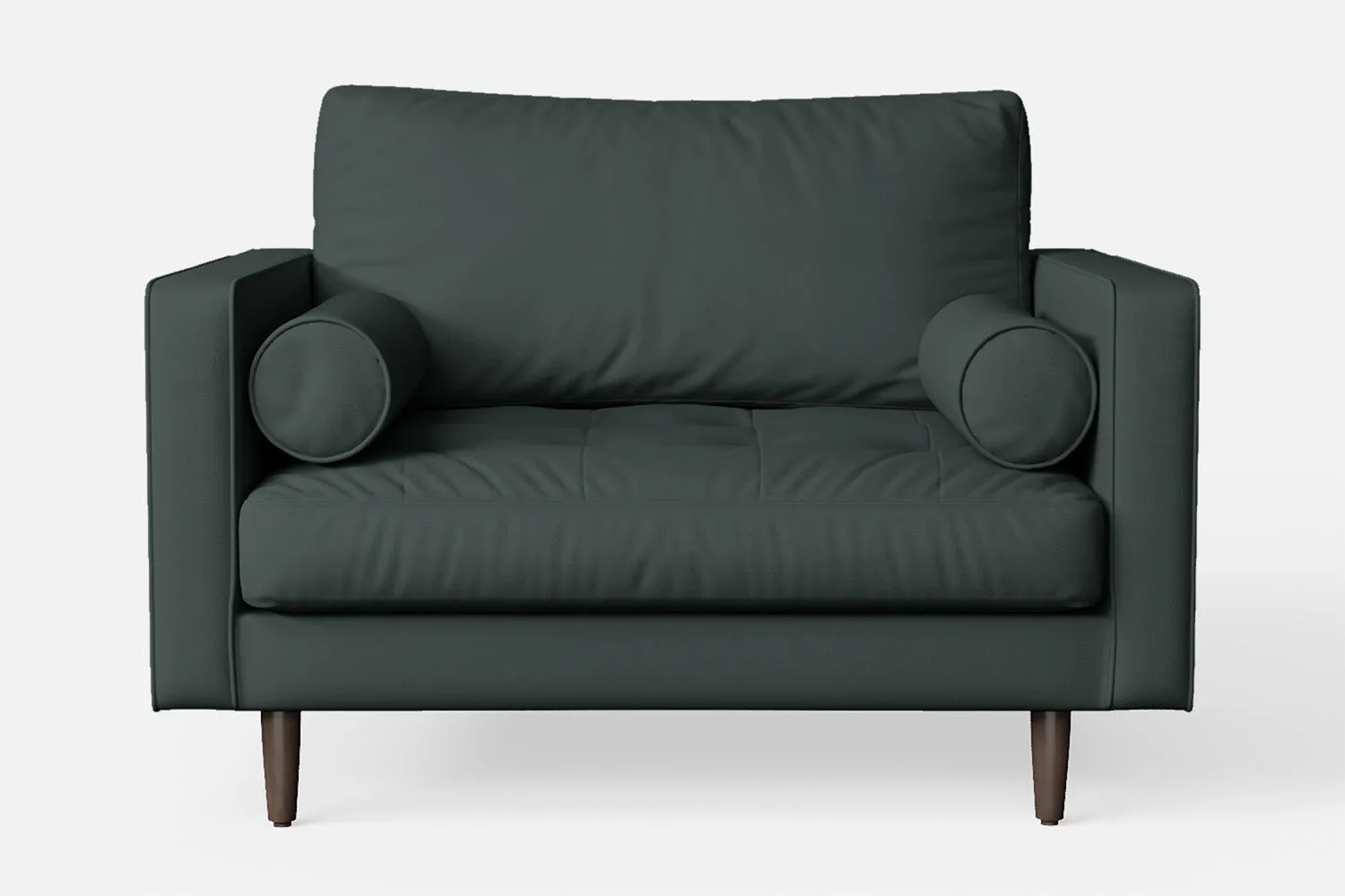 Gela Armchair Dusky Turquoise Leather