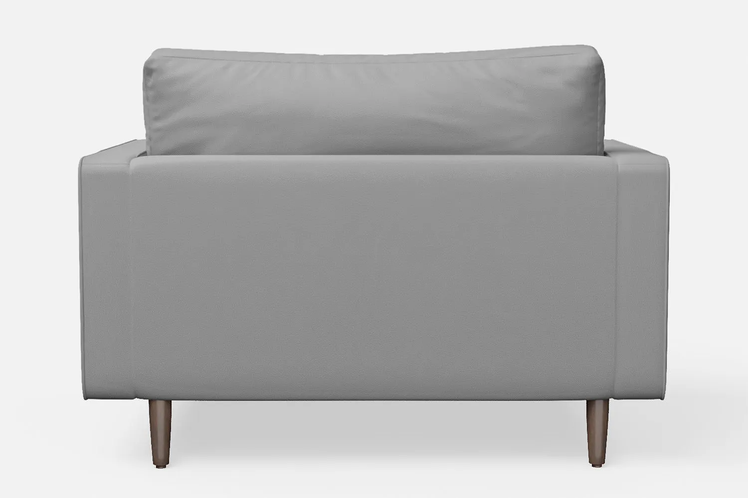Gela Armchair Grey Leather