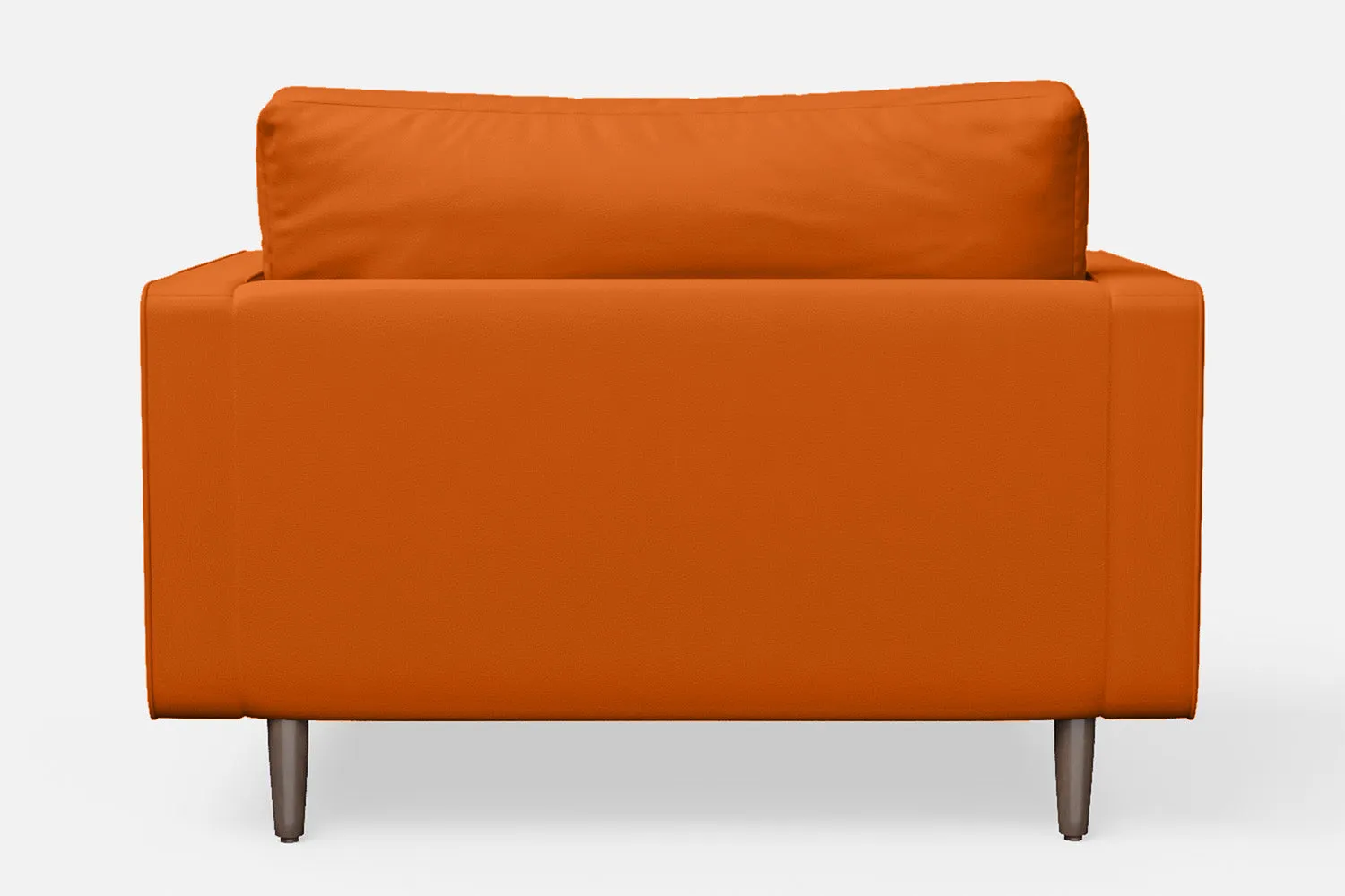 Gela Armchair Orange Leather