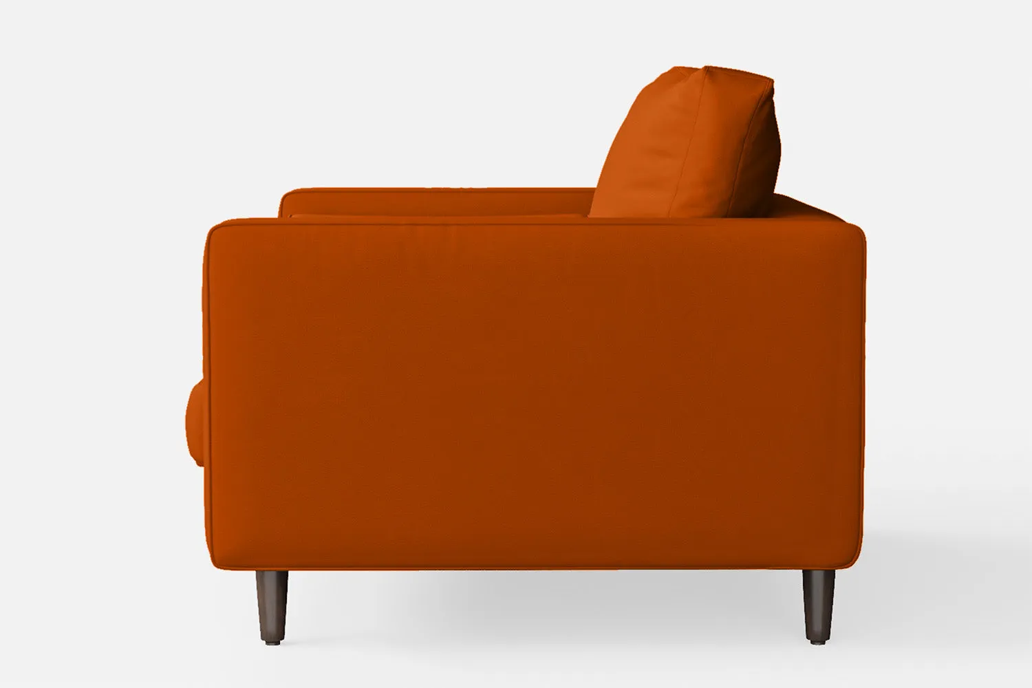 Gela Armchair Orange Leather