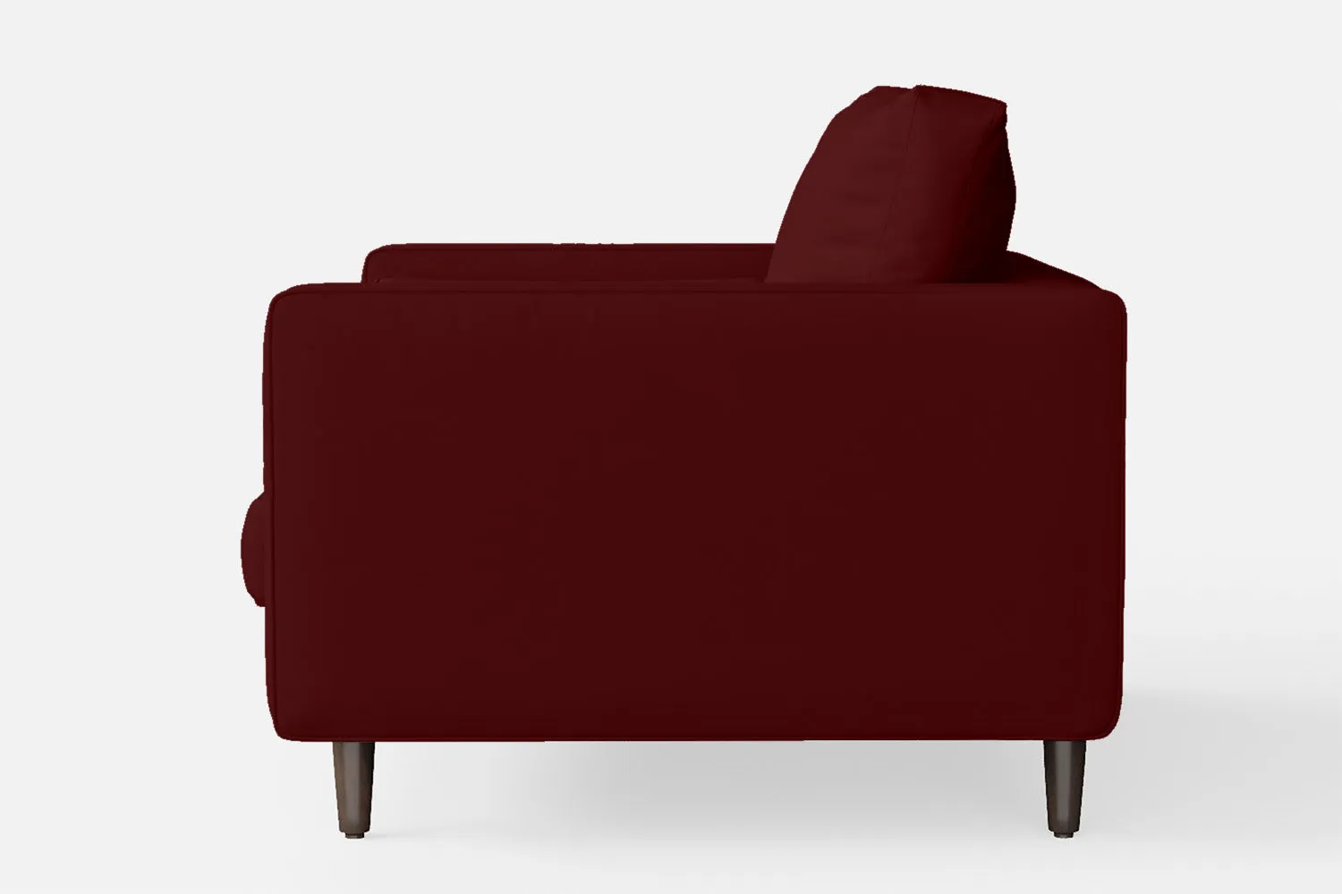 Gela Armchair Red Leather
