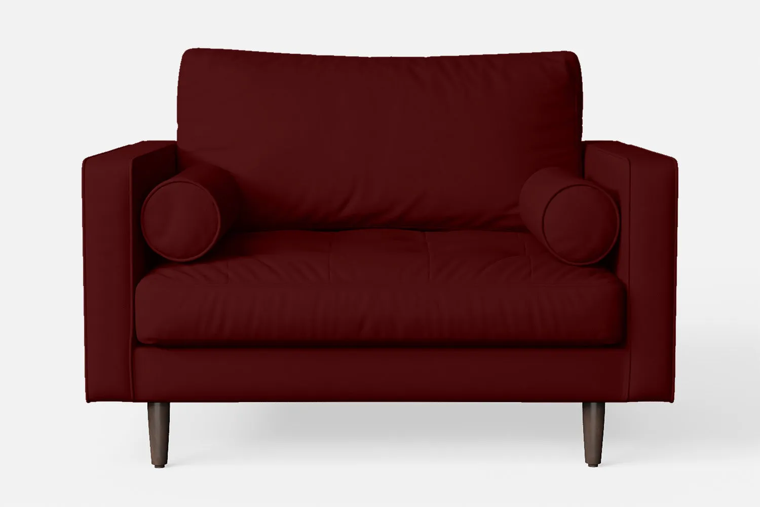 Gela Armchair Red Leather