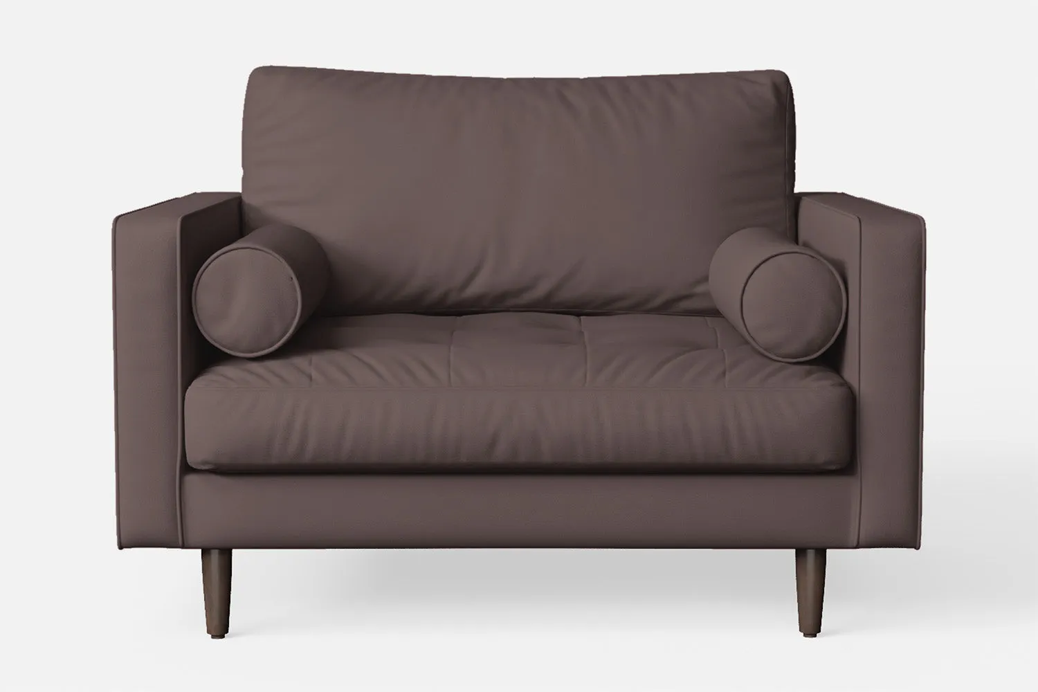 Gela Armchair Rose Taupe Leather
