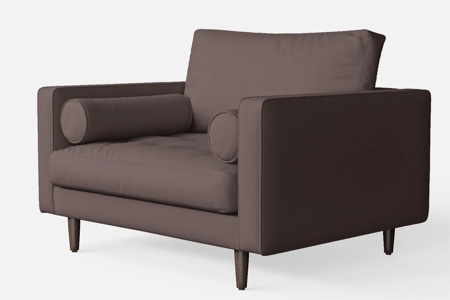 Gela Armchair Rose Taupe Leather