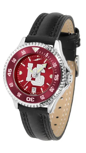 Hampden Sydney College Competitor Ladies Watch - AnoChrome - Color Bezel