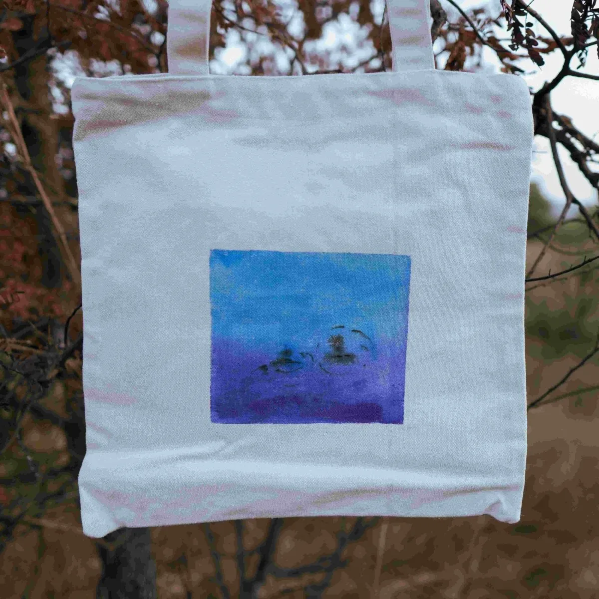 Handpainted Sea Bath Tote Bag