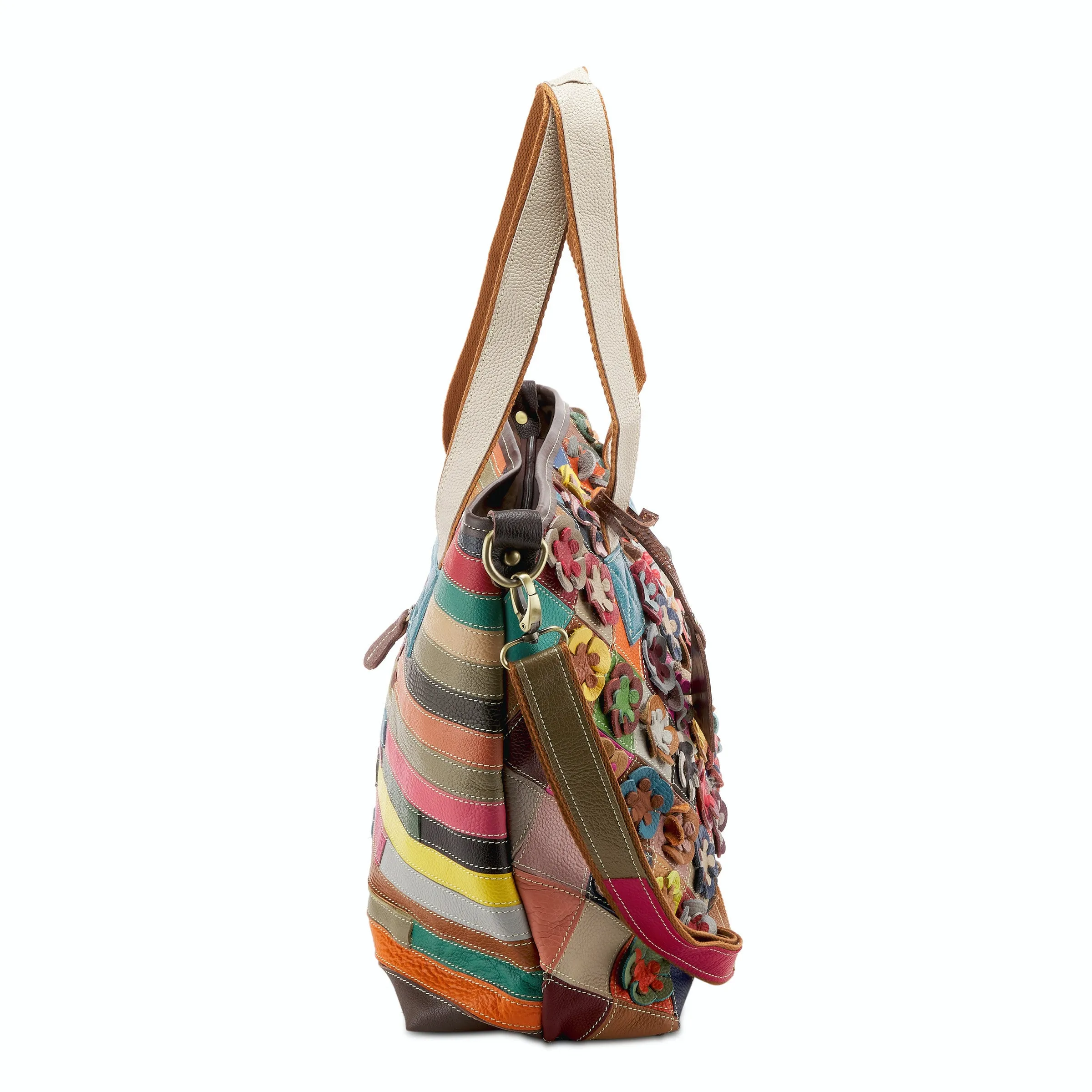 L'Artiste Leather Handbag APPLIQUE
