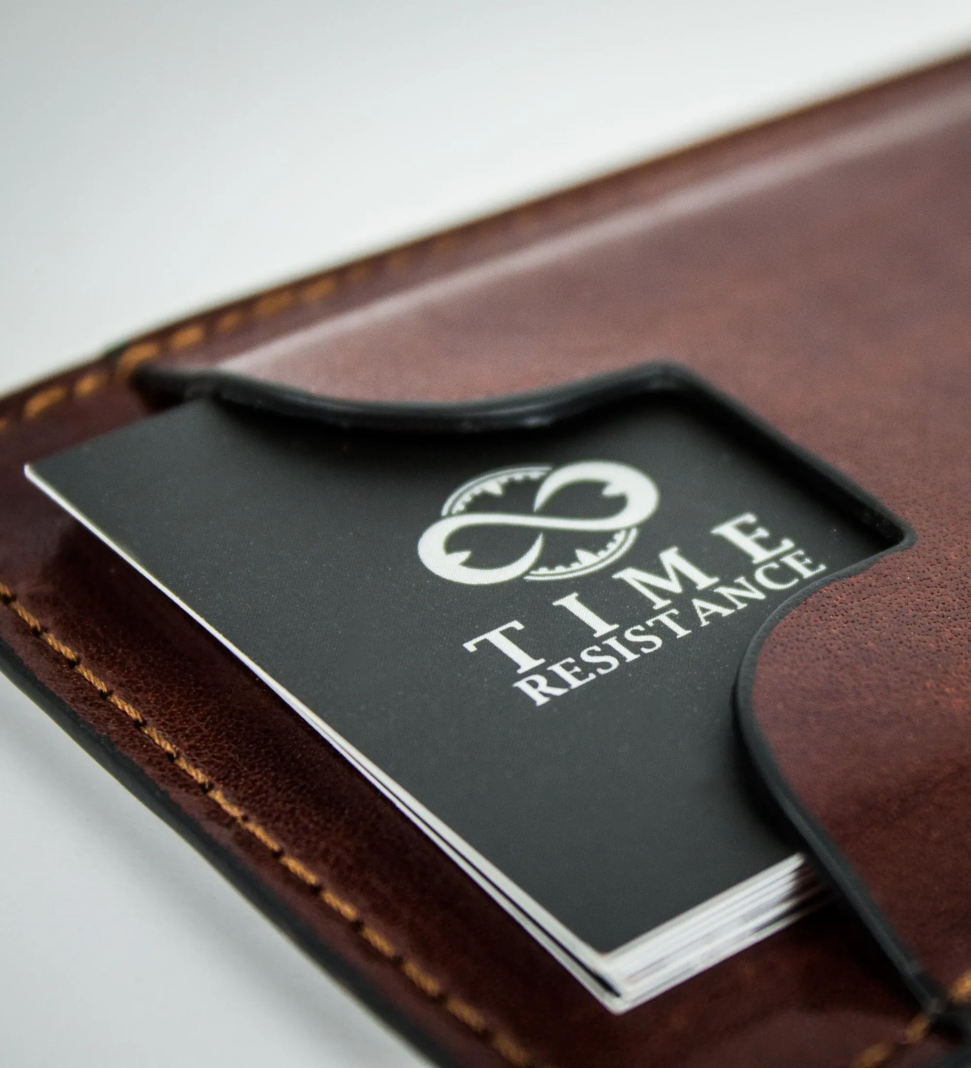 Leather Credit Card Case Business Card Case - 1984