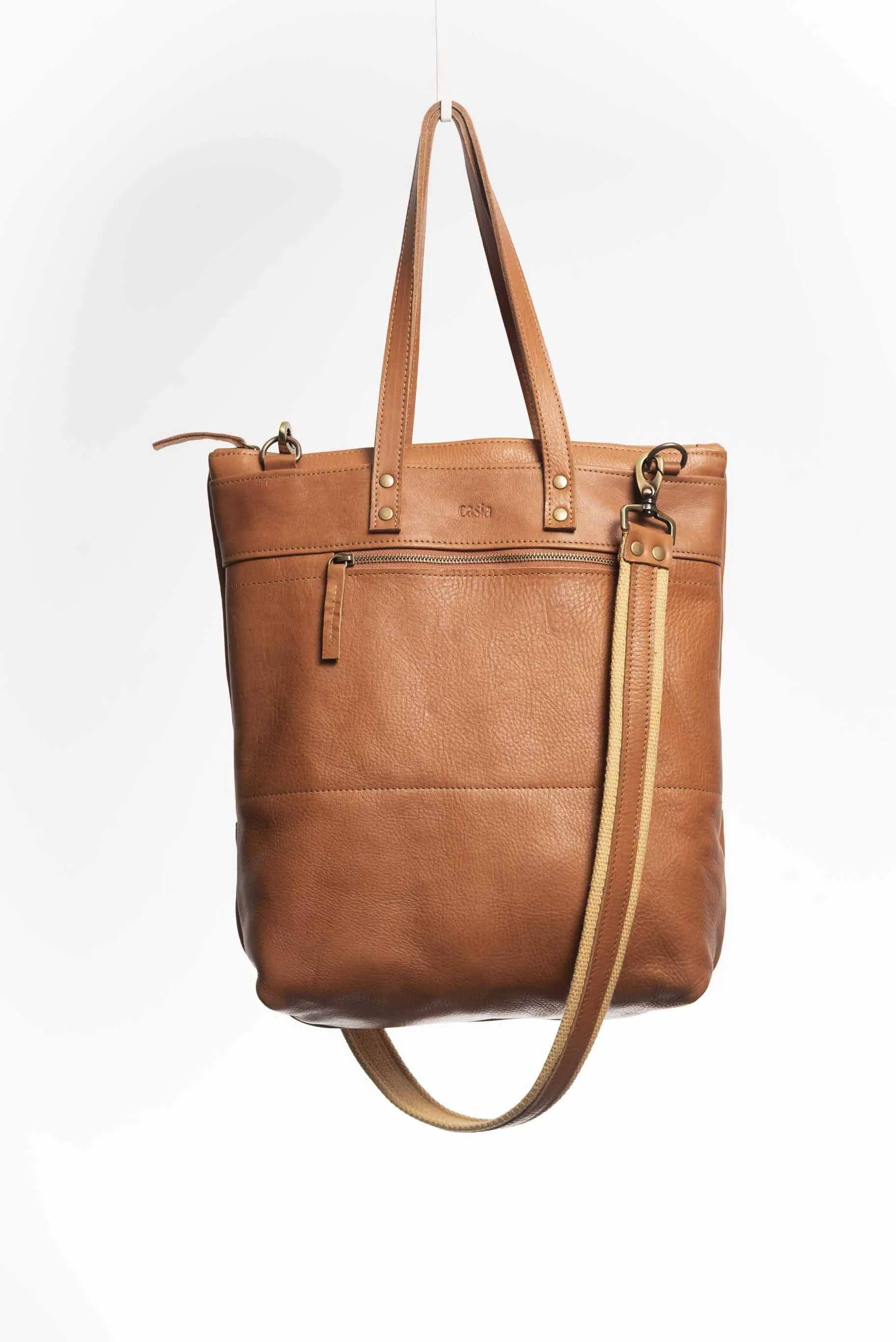 Leather tote bag - Ceibo L
