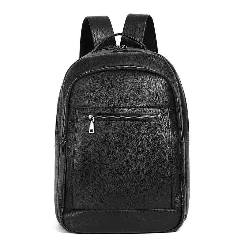 LH336 Cool Backpack - Genuine Leather Laptop Bag For Men