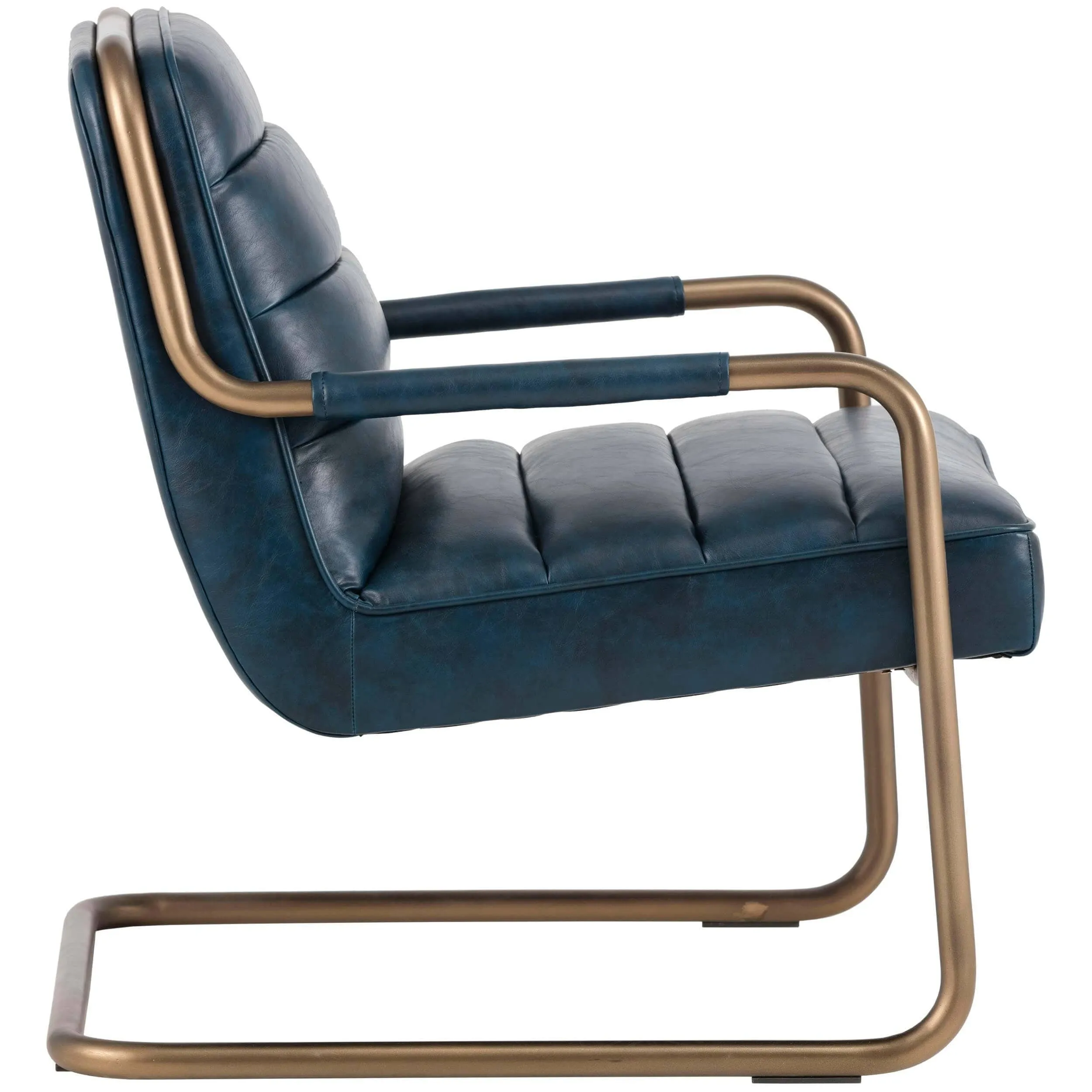 Lincoln Lounge Chair, Vintage Blue