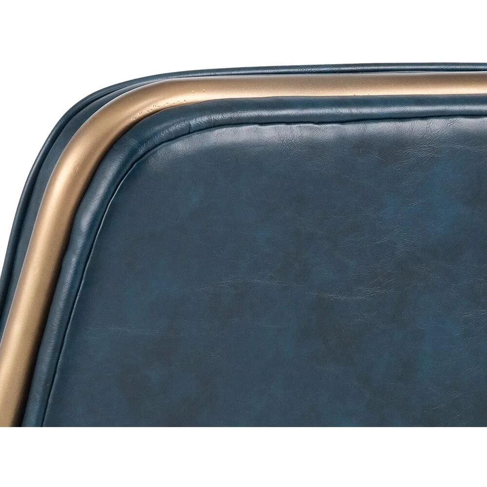 Lincoln Lounge Chair, Vintage Blue