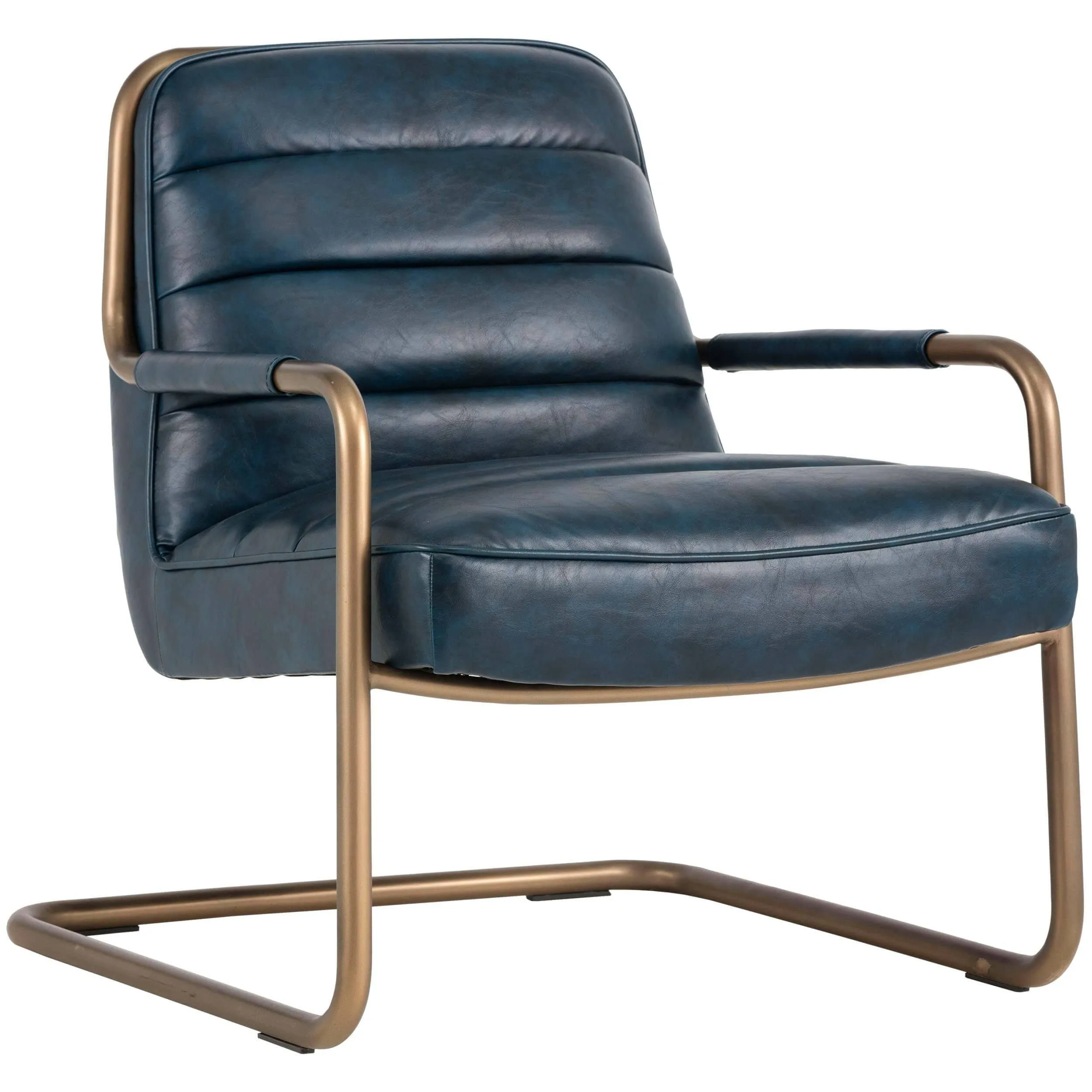 Lincoln Lounge Chair, Vintage Blue