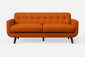 Marsela 2 Seater Sofa Orange Leather