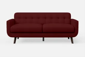 Marsela 2 Seater Sofa Red Leather