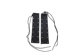 Mens Leather Motorcycle Vest Extension Panel