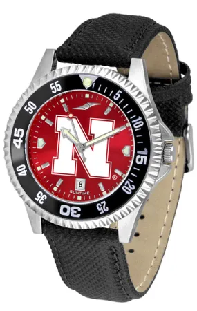 Nebraska Cornhuskers Competitor Men’s Watch - AnoChrome - Color Bezel