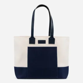 Organic Cotton Tote Bag in Navy