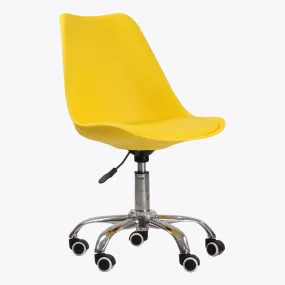 Orsen Swivel Office Chair Yellow