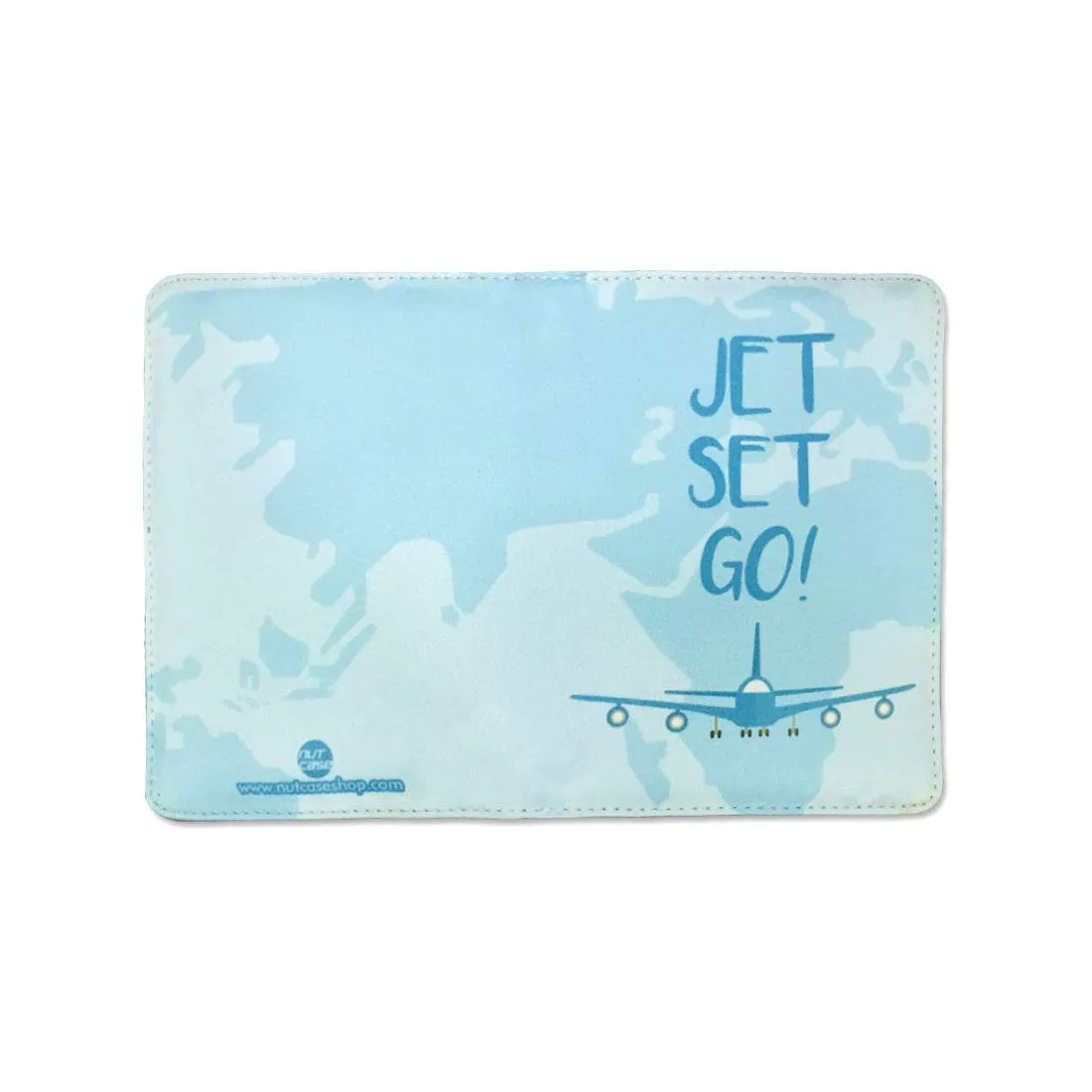Passport Holder  Travel Wallet Organizer  -  Designer Passport Cover - Jet Set Go
